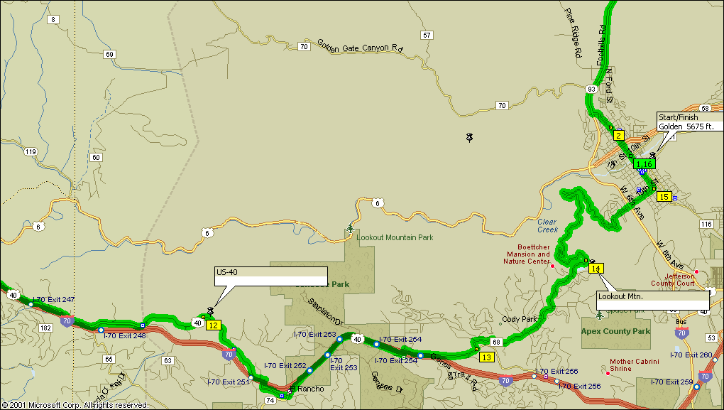 Grand Loop Git-Along - Golden (Start/Finish)